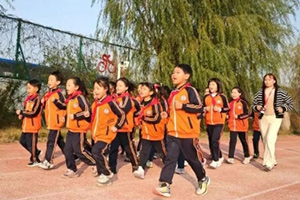 北京市朝陽區博雅學校開展2024年學生冬季長跑比賽！