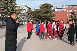 北京市豐臺區新北賦學校小學段開展防恐防暴應急演練活動！