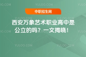 西安萬象藝術職業高中是公立的嗎？一文揭曉！
