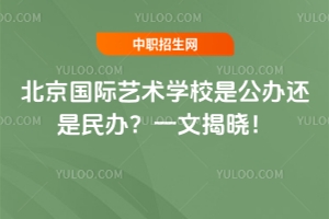 北京國際藝術學校是公辦還是民辦？一文揭曉！