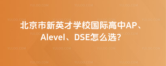 北京市新英才學校國際高中AP、Alevel、DSE怎么選?