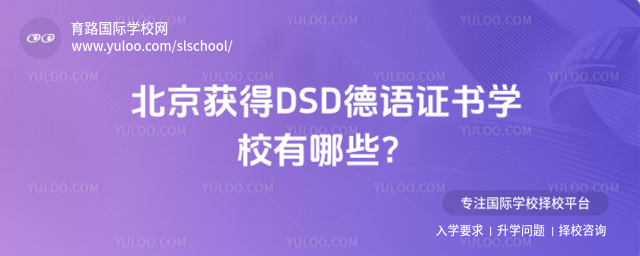 北京獲得DSD德語證書學(xué)校有哪些
