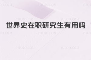 世界史在職研究生有用嗎