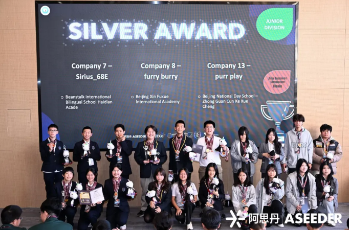 新府學阿思丹商戰獲獎